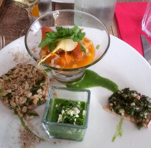 The original veggie dish at La Bonne Quille in Poitiers