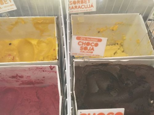 Options at Sorveteria Inventiva in Belo Horizonte