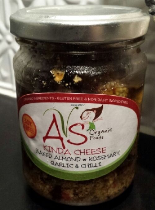 baked almond with rosemary, garlic and chilli.  at AVS Organic Foods in Epping