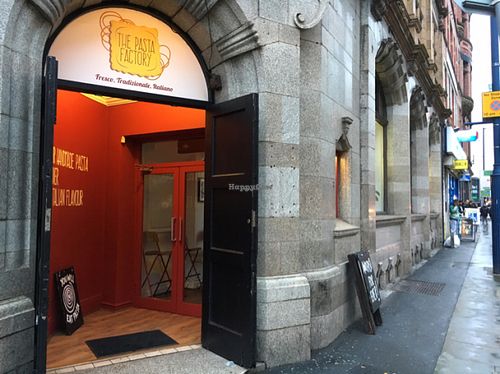 outside  at Pasta Factory in Manchester