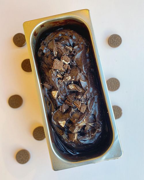 vegan chocolate SORBET at TuttiFrutti Artisan Gelato in Mornington