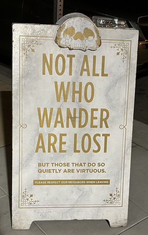 Outdoor sign  at Kindred in San Diego