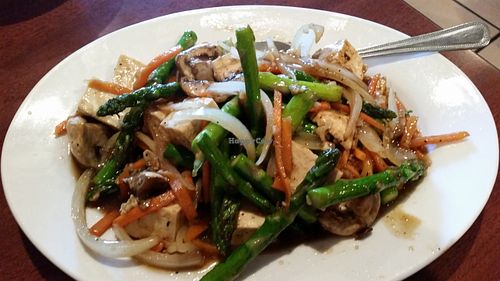 Thai Chili's Asparagus Delight (regular). at Thai Chili in Elk Grove