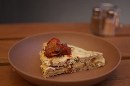 Tofu frittata at Full Of Life Organics in Toowoomba