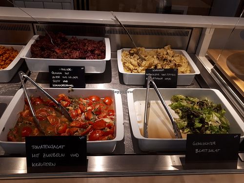 Menu at Sprout in Dresden