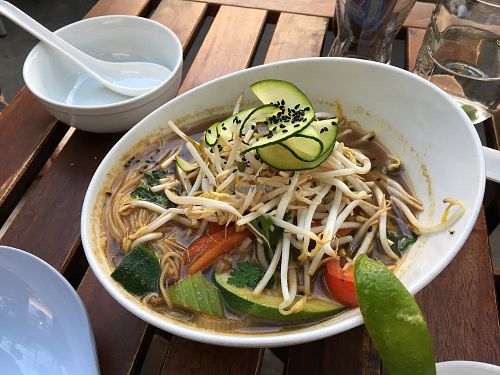 pho yo at Nourish Bistro in Banff
