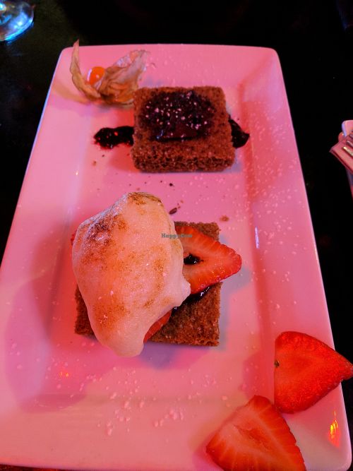 "Flaming" Smores at Nourish Bistro in Banff