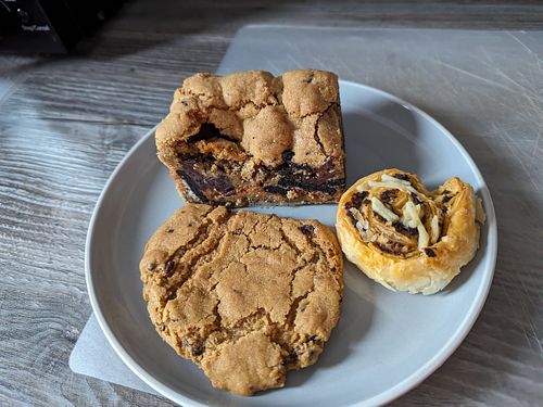 2 sweets and a savoury at Vx in Bristol