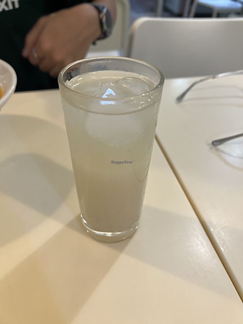 Smallest cup of ice barley I have ever seen. Lucky I buy mains so it’s $2. But still not worth and I will never pay $4 for this   at SunnyChoice - Bukit Batok in West Singapore