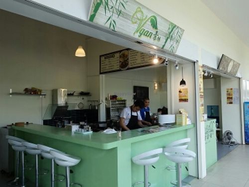 shop front at Vgan Cafe in East Singapore
