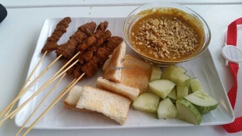 Satay at Vgan Cafe in East Singapore
