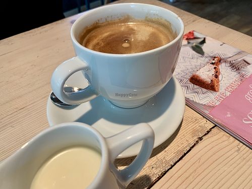 coffee & oat milk at Cafe Glucklich in Ravensburg