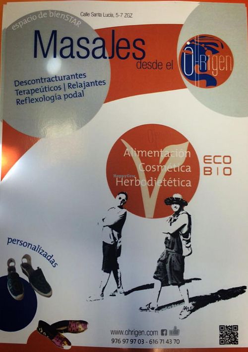 Masajes, alimentación y cosmética at Ohrigen in Zaragoza