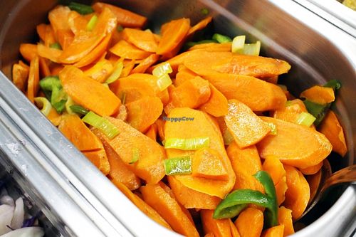 Baked carrot. at Orgânico Veg in Florianopolis