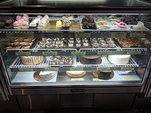 Treats selection - most are vegan! at Chocolateria in Brooklyn