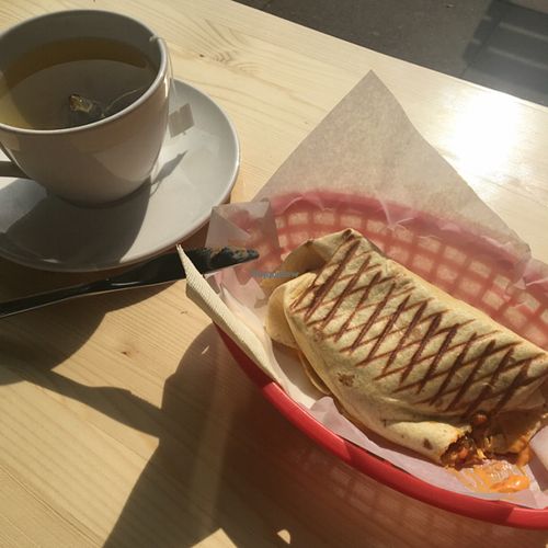 chilli burrito (Vegan) at Tacoholics in Leipzig