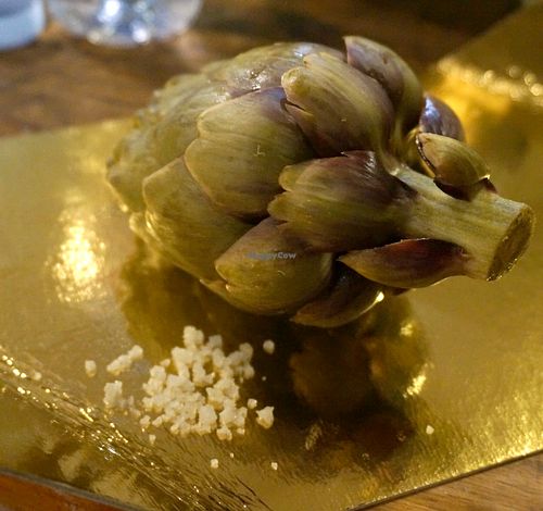 Artichoke at Miznon in Paris