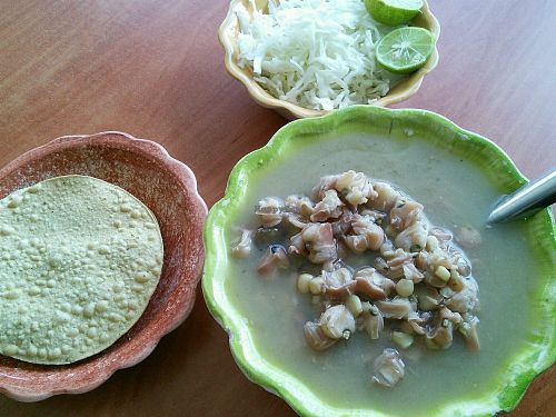 pozole grande at Pozole Vegetariano Tia Ofe in Guadalajara