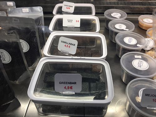 dessert  at Tom's Juice Bar in Gustavia