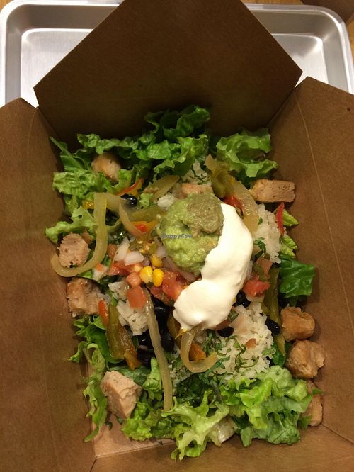 Burrito salad box at Ain Soph.Ripple Kabukicho in Tokyo