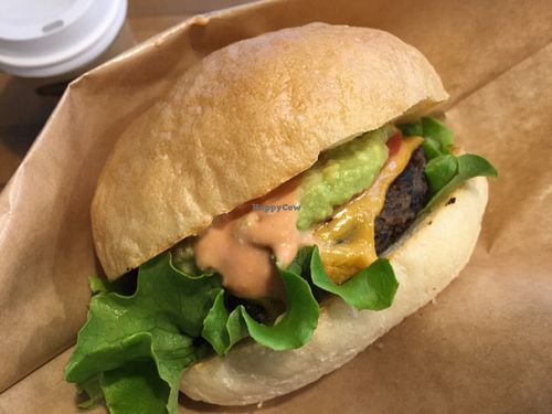 Ripple cheese burger  at Ain Soph.Ripple Kabukicho in Tokyo