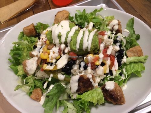Burrito salad/bowl at Ain Soph.Ripple Kabukicho in Tokyo