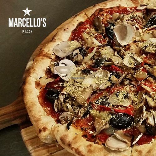 V1 Vegan Pizza at Ottimo Ristorante Italiano in Hobart