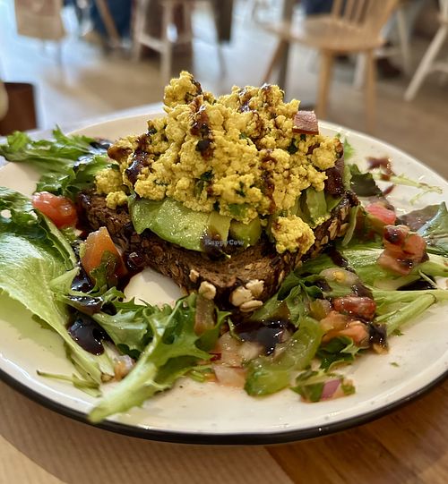 Avocado toastt  at Paper Plane in Nice