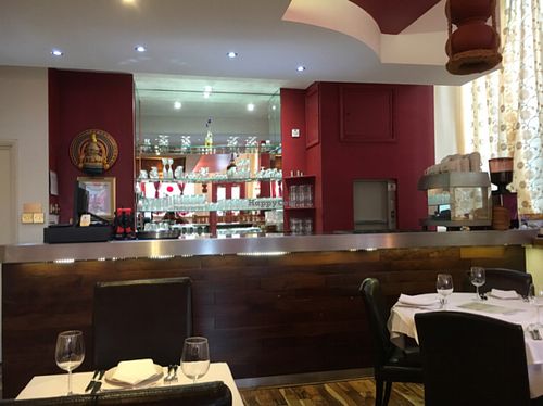 bar area  at Dinithi Restaurant Ury in Newcastle Upon Tyne