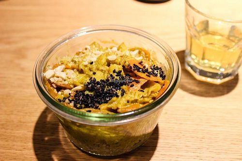 coconut curry quinoa at N & Co by Quinte & Sens in Vevey