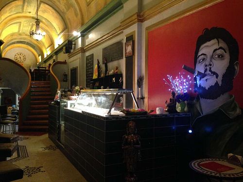 downstairs at Gujarati Dhaba in Auckland