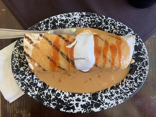 Breakfast burrito…it’s fire!!! 🤤  at Veg Cafe in Sacramento