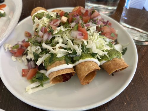 Potato tacitos - very good!   at Veg Cafe in Sacramento