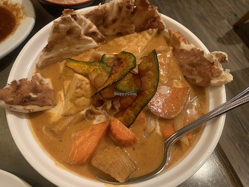 Massaman curry   at Thai Basil Restaurant in Sacramento