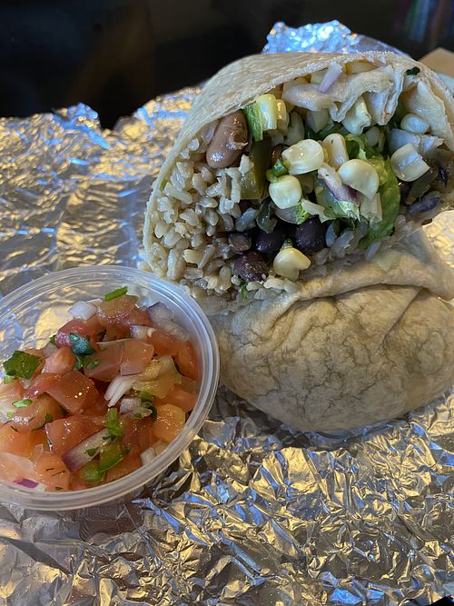 Excellent vegan burrito!! at Chipotle in Oro Valley