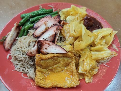 Economic bee hoon at Ginga Vegetarian 银河素食香 - Taman Jurong in West Singapore
