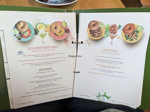 Pretty menu at Bagels & Beans - Schouwburgplein in Rotterdam