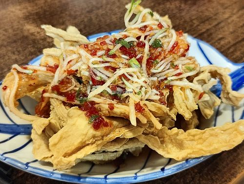 Crispy Tofu skin at De Loving Heart in 
