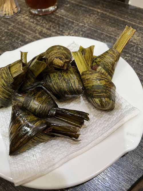 Pandan chicken #Veganuary at Vege Restoran 素食館 in Batam