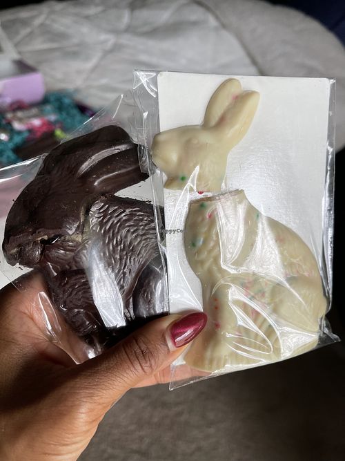 How my $100+ bunnies arrived  at Vegan Treats Bakery in Bethlehem