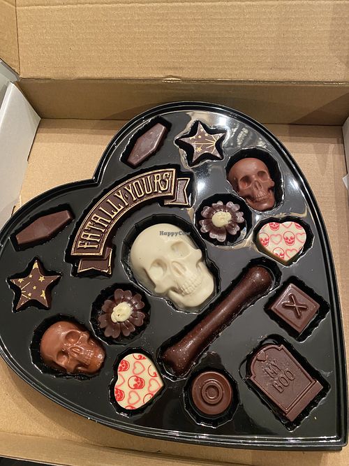 Yum on all the White Chocolate 🍫💖 Totally Recommend  at Vegan Treats Bakery in Bethlehem