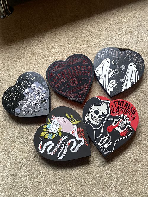 Clearly a Fan of Vegan Treats - Absolutely Adore Their Valentine Fatally Yours Chocolate Offerings - Wish They Did More White Chocolates in their boxes  at Vegan Treats Bakery in Bethlehem