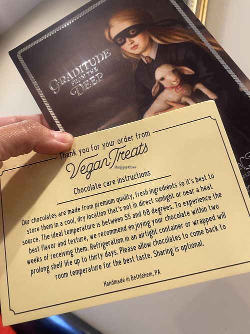 Another Delicious Delivery for V-Day 🫶🏽 Cannot Recommend Enough! 💕  at Vegan Treats Bakery in Bethlehem