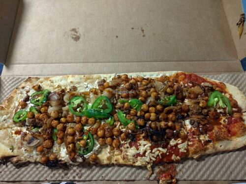 Vegan pizza! Yay!  at IAD - &pizza - CC in Dulles