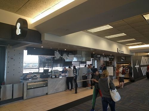 &pizza counter at IAD - &pizza - CC in Dulles