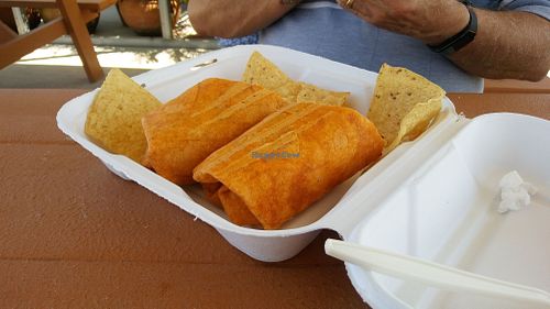 Delicious choose your own wrap.  I chose beets, scallions, spinach, avocado and black beans.  Delicious mustard vinaigrette!  WOW, so good. at Crave in St Augustine
