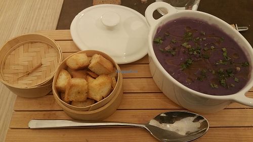 Soup  at beVegan in L Aquila