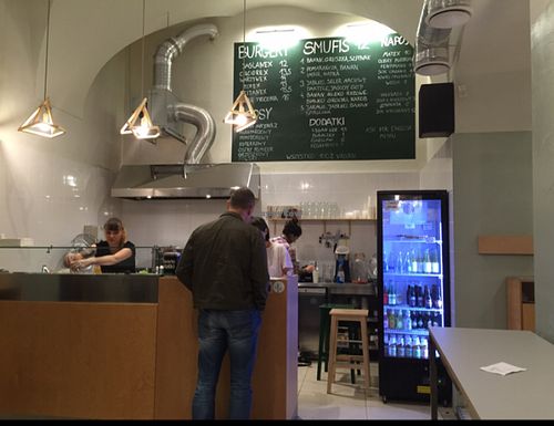 service area at Krowarzywa in Krakow