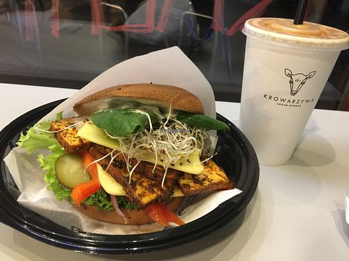 yum!! at Krowarzywa in Krakow