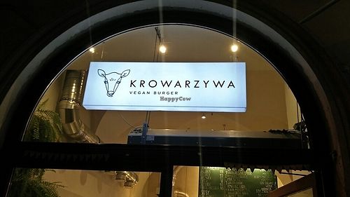 Vegan burgers at Krowarzywa in Krakow